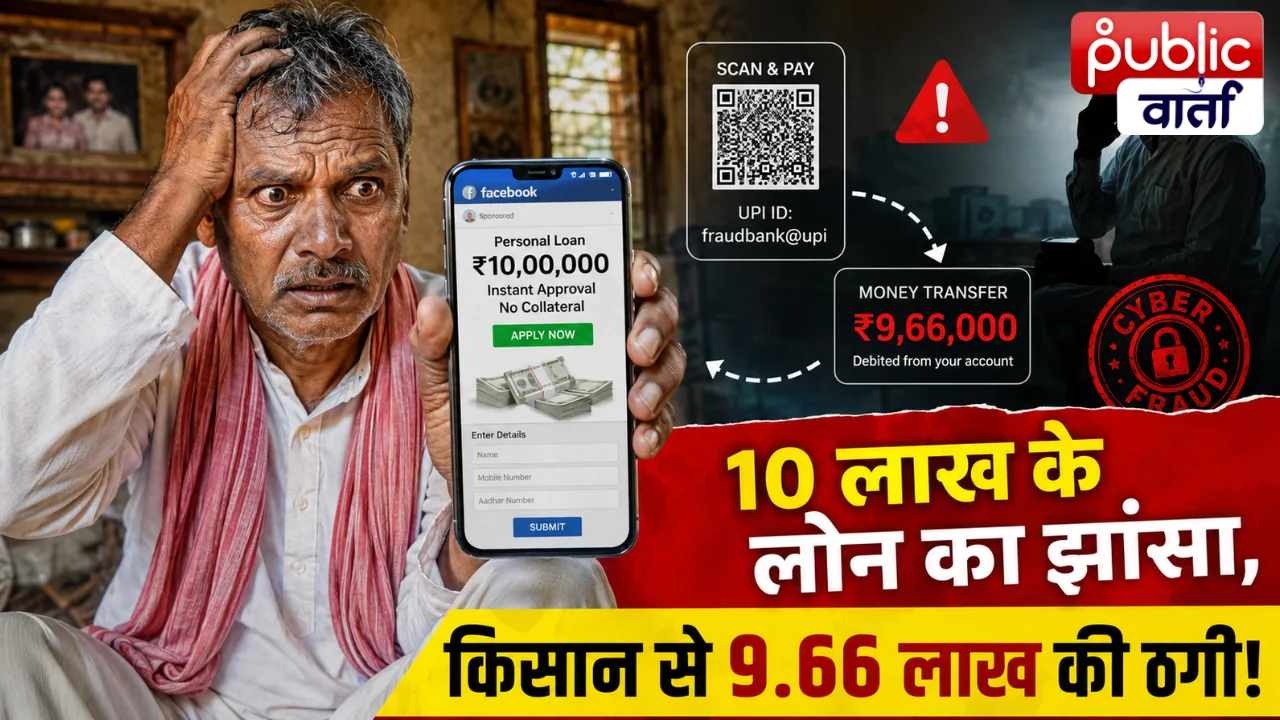 Ratlam News: फेसबुक पर 10 लाख के लोन का लालच पड़ा भारी, किसान से ठगे 9.66 लाख रुपए; बैंककर्मी बनकर ठगों ने किया खेल